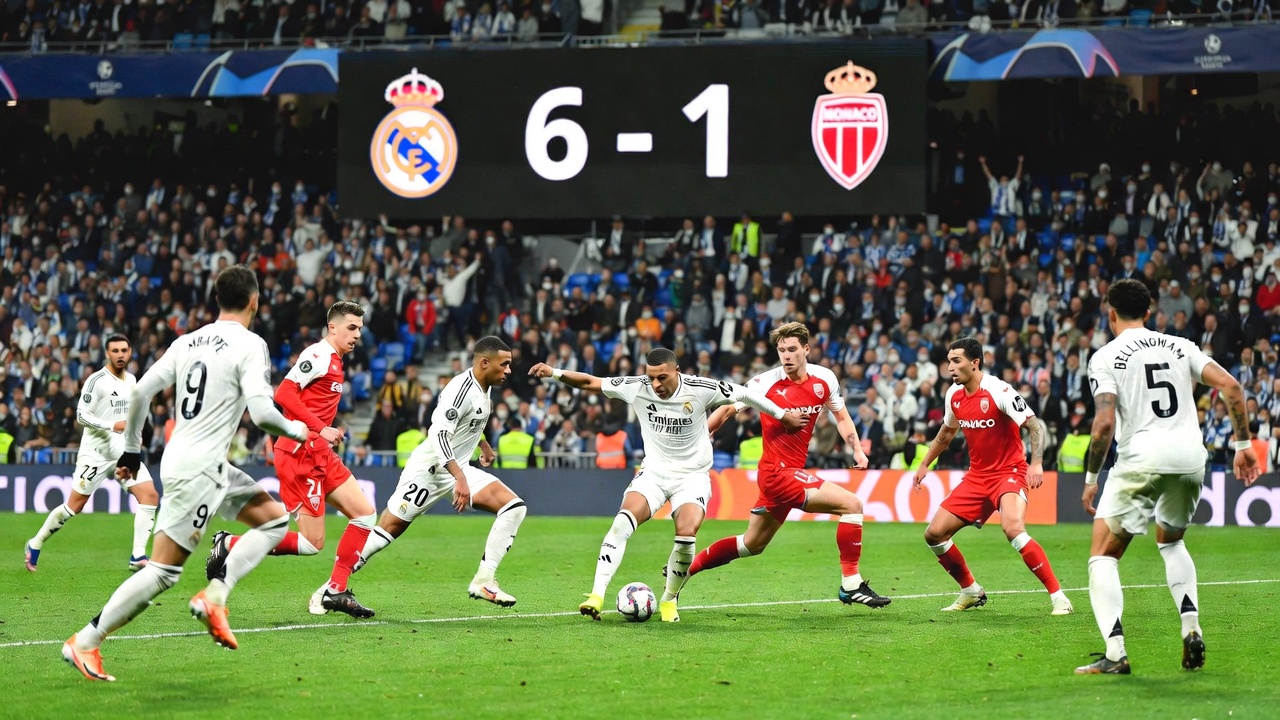 Real Madrid logró goleadade escándalo en la Champions League